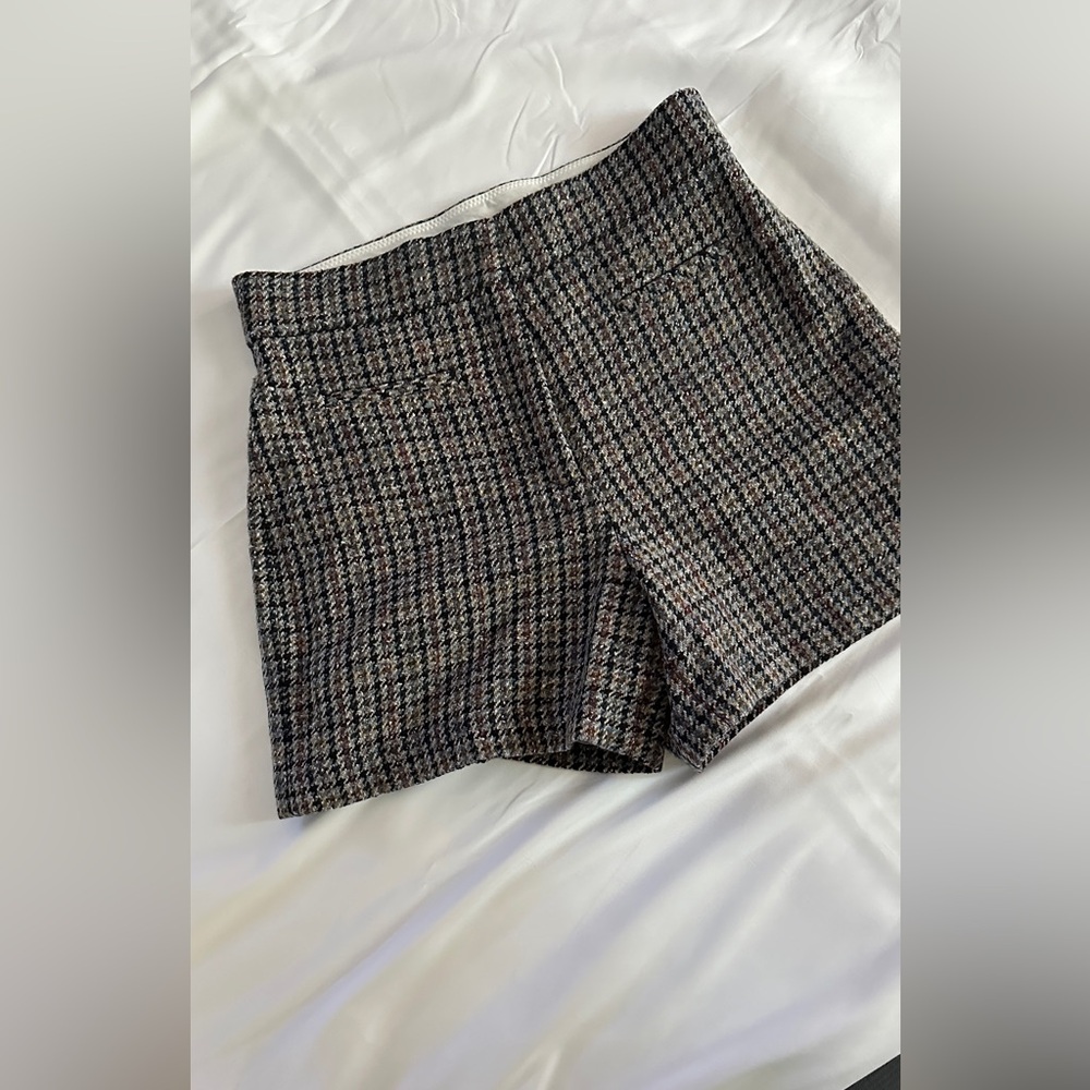 SANDRO High-waisted wool short 40